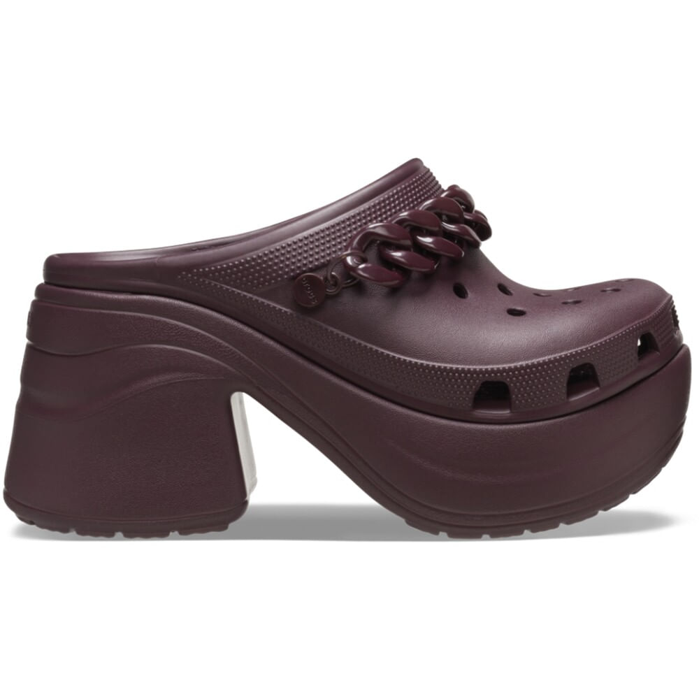 Sandália Crocs Siren Chain Clog DARK CHERRY 39