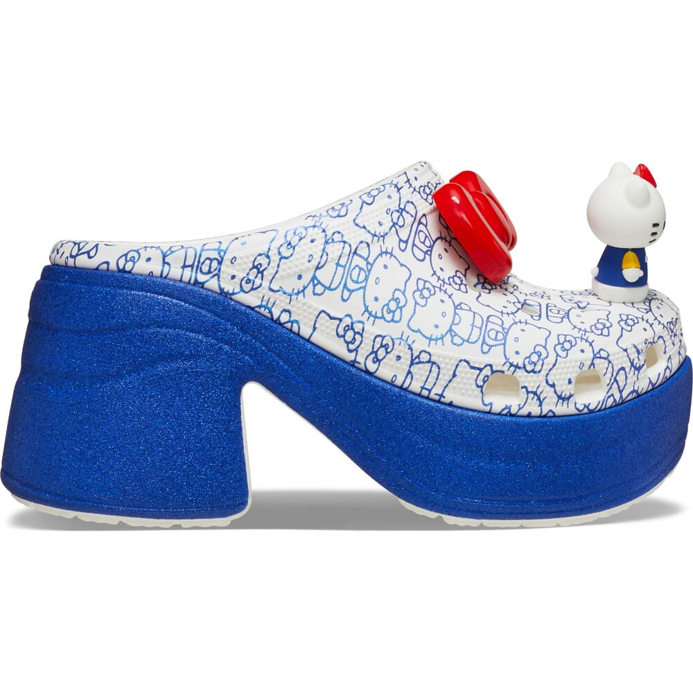 Sandália Crocs Hello Kitty Siren Clog WHITE 34