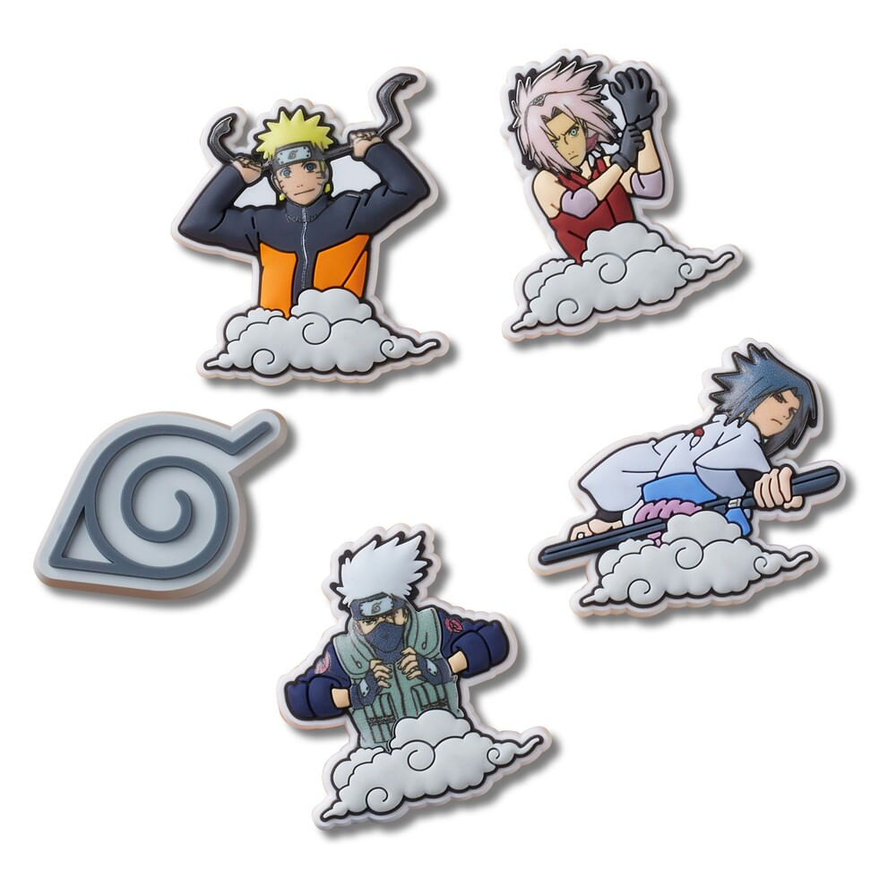 Jibbitz™ Naruto Uzumaki Pack com 5 Peças UNICO