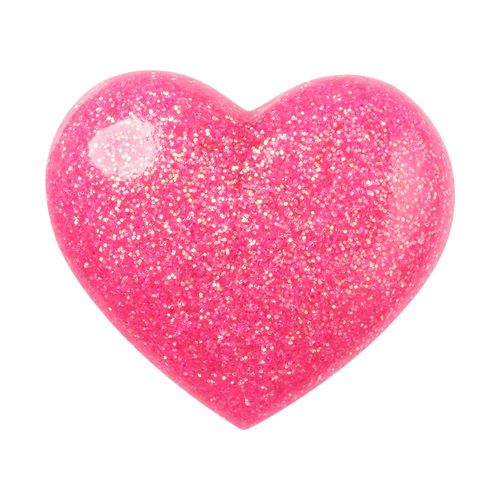 Jibbitz™ Coração 3D Glitter