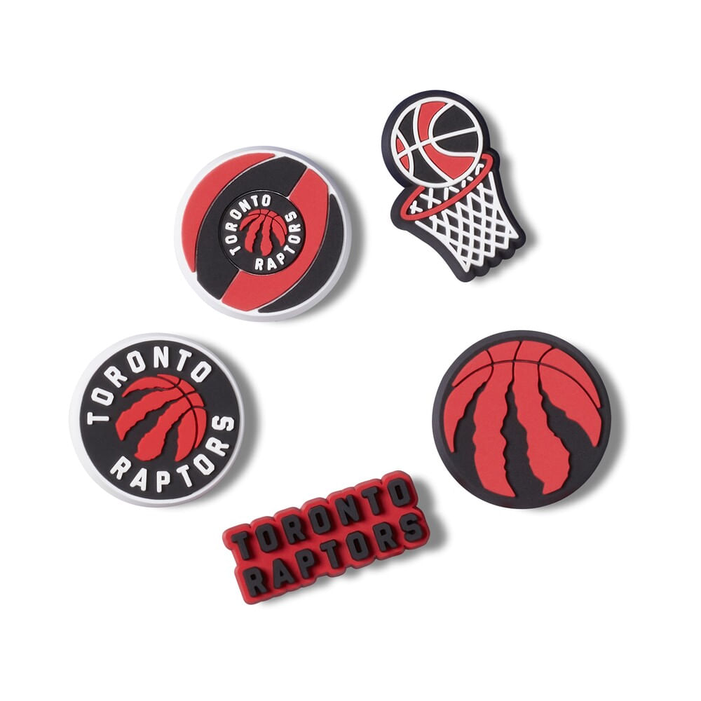 Jibbitz™ NBA Toronto Raptors Pack com 5 peças UNICO