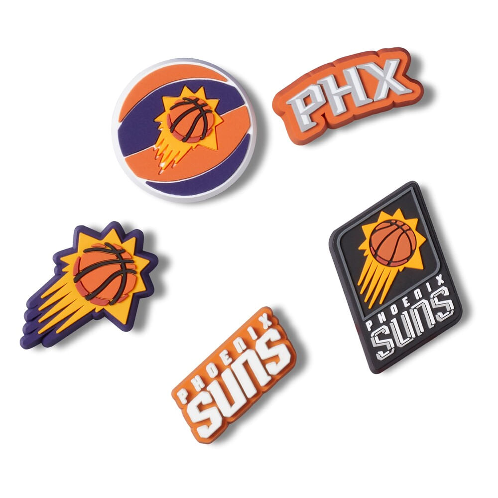 Jibbitz™ NBA Phoenix Suns Pack com 5 peças UNICO