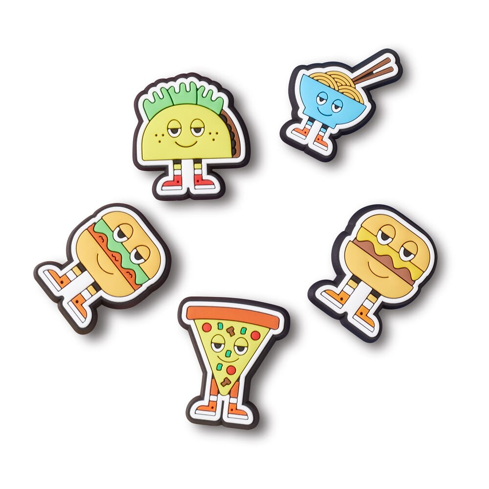 Jibbitz™ Comidinhas Relax Pack com 5 peças UNICO
