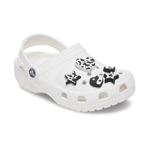 Jibbitz™ Monocromático Preto e Branco Pack com 5 Peças