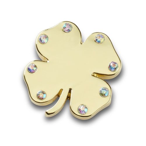 Jibbitz™ Trevo de Quatro Folhas Brilhante
