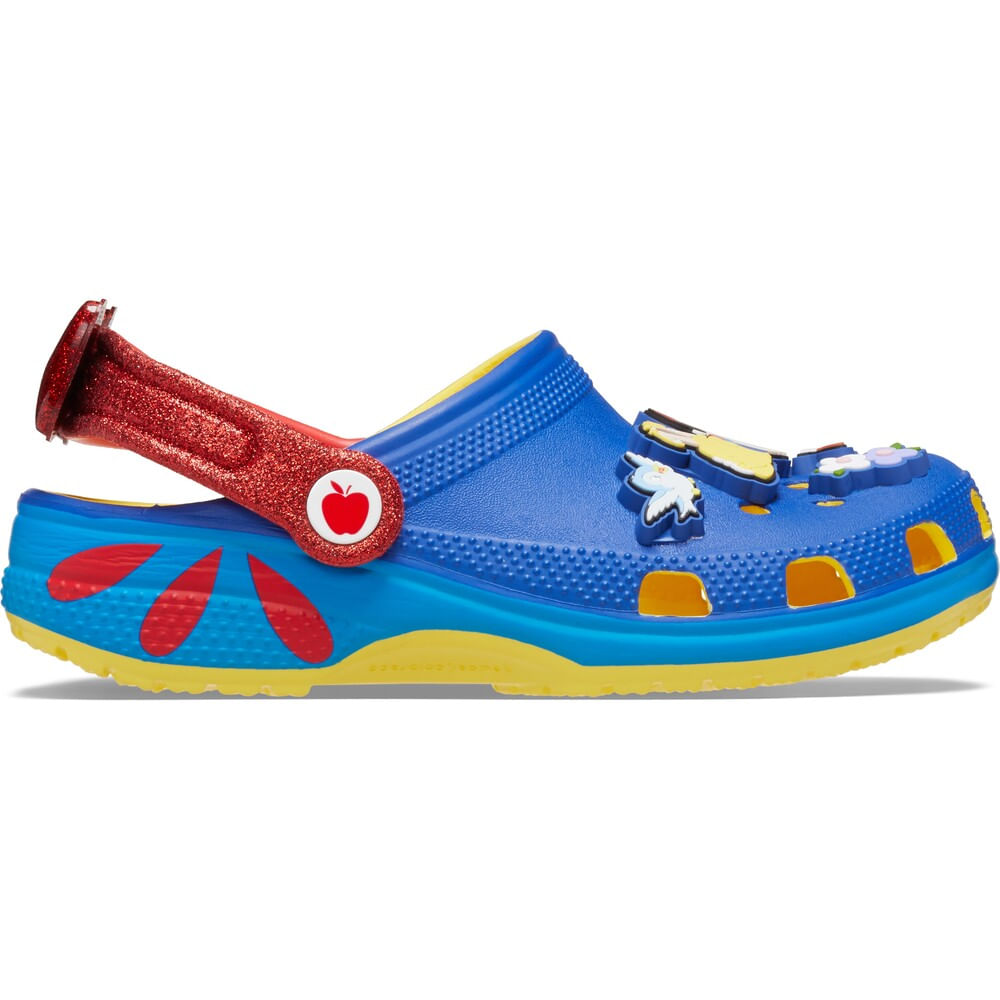 Sandália Crocs Classic Snow White Clog Juvenil SUNSHINE 30