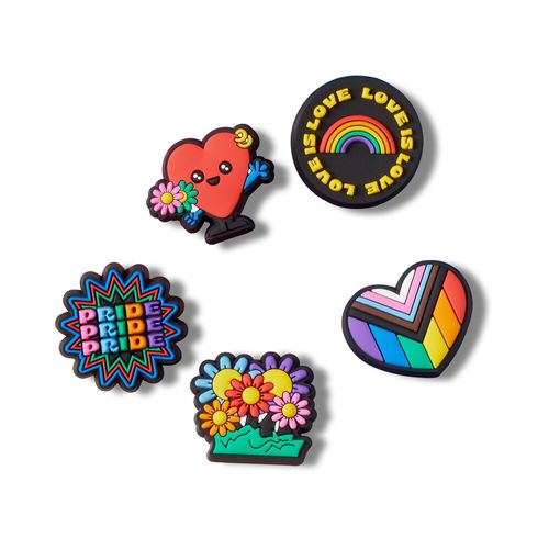 Jibbitz™ Love Is Love Pack com 5 Peças