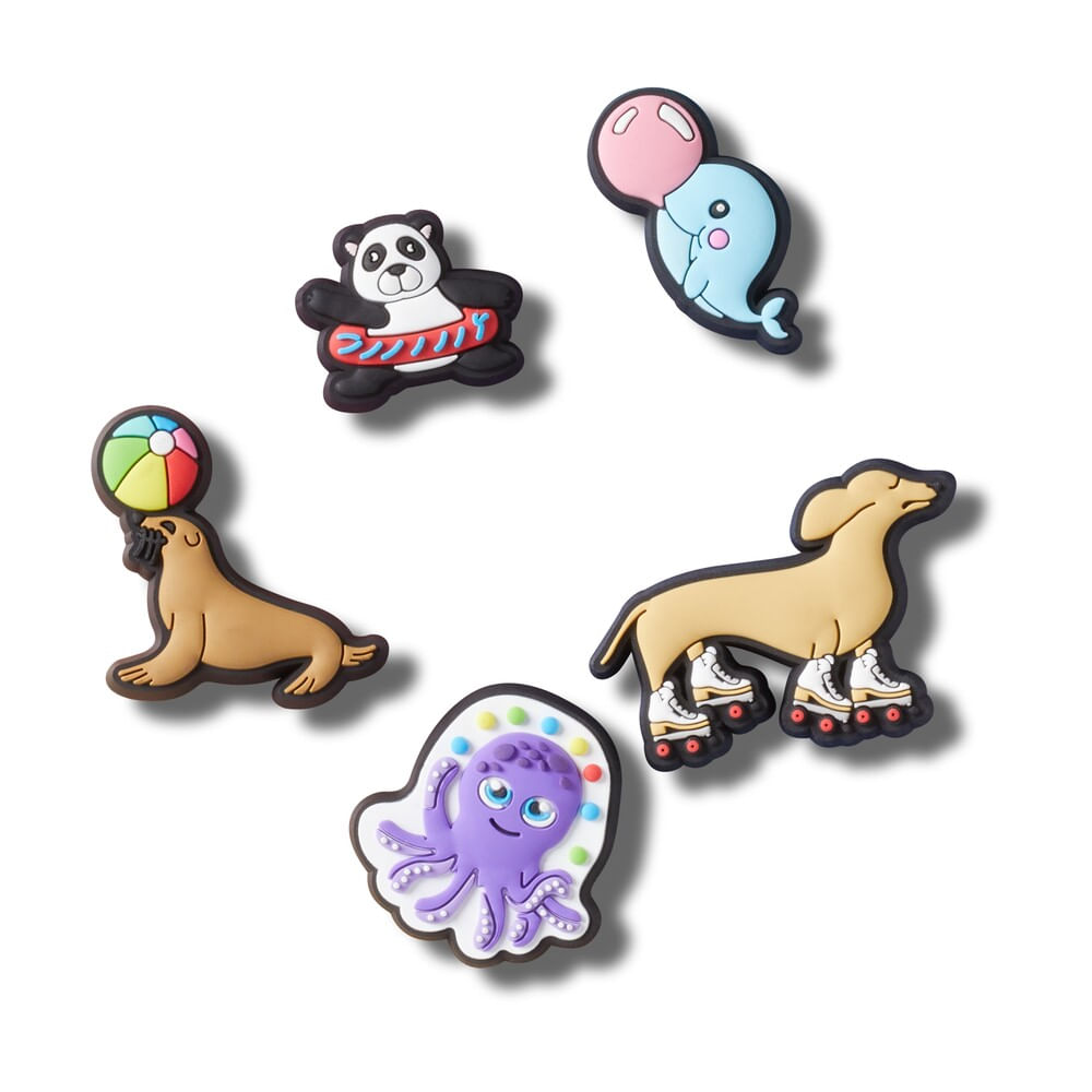 Jibbitz™ Fun Animal Friends Pack com 5 Peças Único