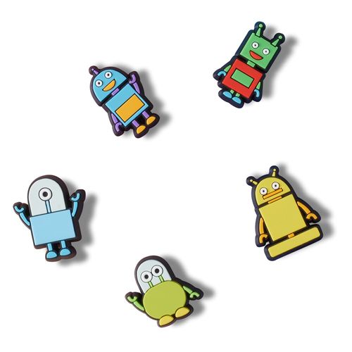 Jibbitz™ Pequenos Robôs Pack com 5 Peças