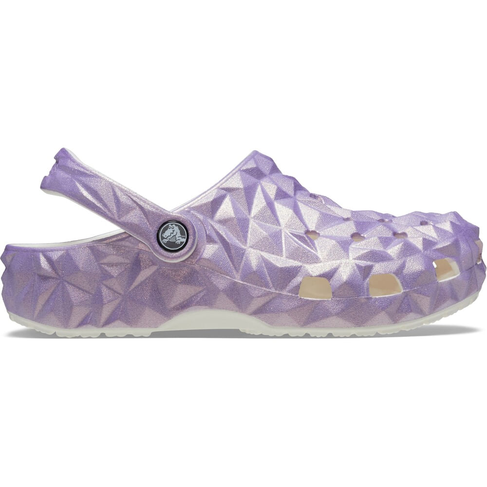 Sandália Crocs Classic Iridescent Geo Clog WHITE 34