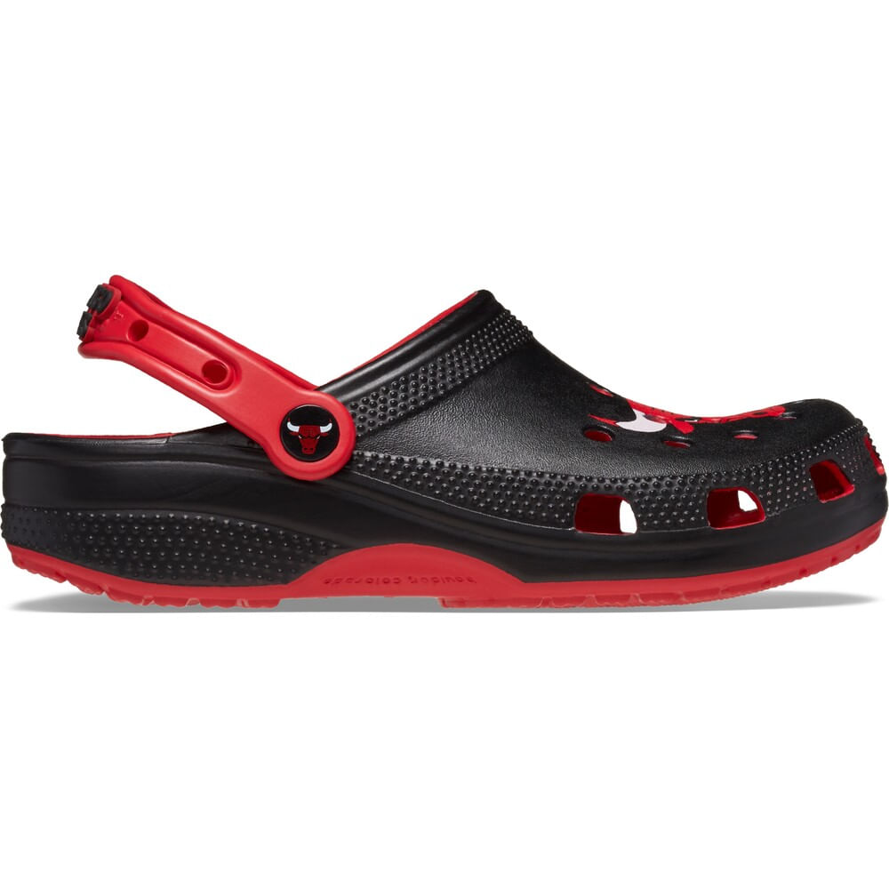 Sandália Crocs Classic NBA Chicago Bulls Clog Varsity Red 34