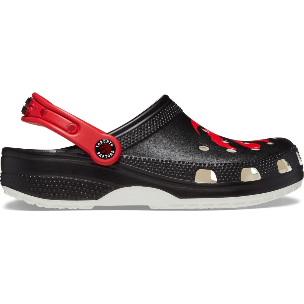 Sandália Crocs Classic NBA Toronto Raptors Clog White 34