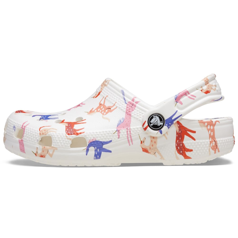 Sandália Crocs Classic Character Print Clog Juvenil UNICORN UNICO