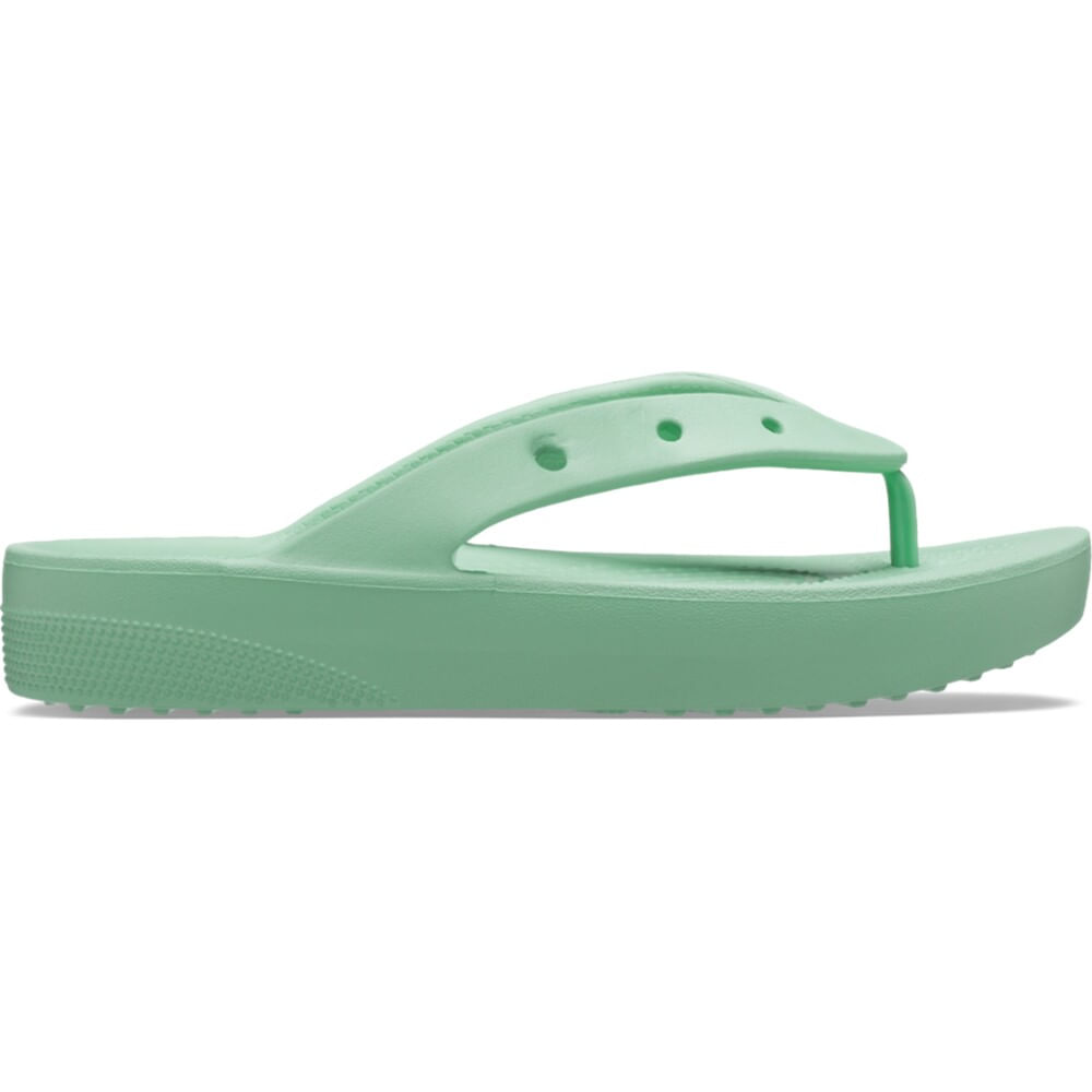 Chinelo Crocs Classic Platform Flip JADE STONE 33
