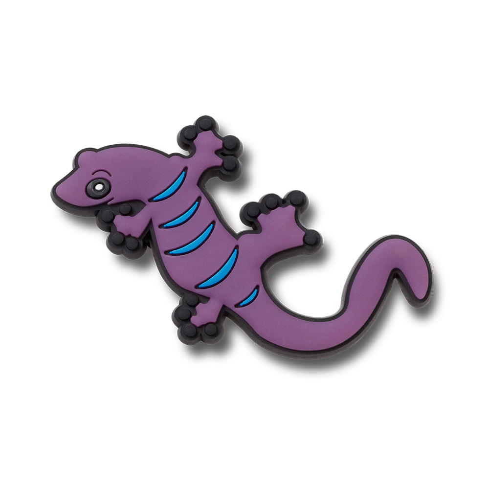 Jibbitz™ Lagarto Roxo que Muda de Cor UNICO