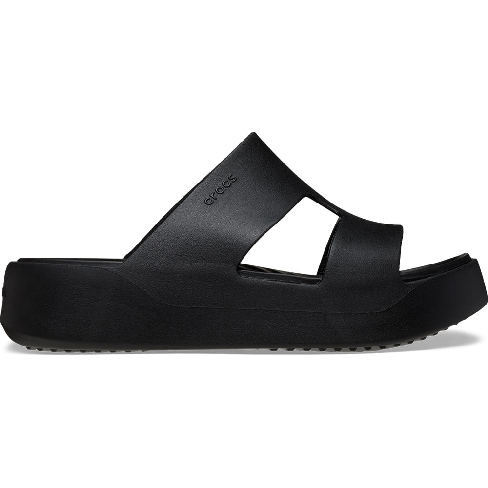 Sandália Crocs Getaway Platform H-Strap BLACK 40