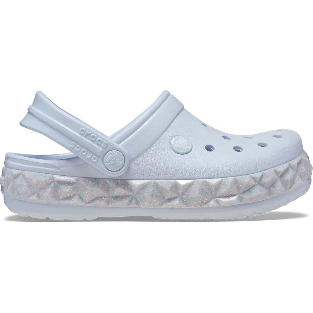 Sandália Crocs Crocband Geometric Glow Band Clog Juvenil DREAMSCAPE 29
