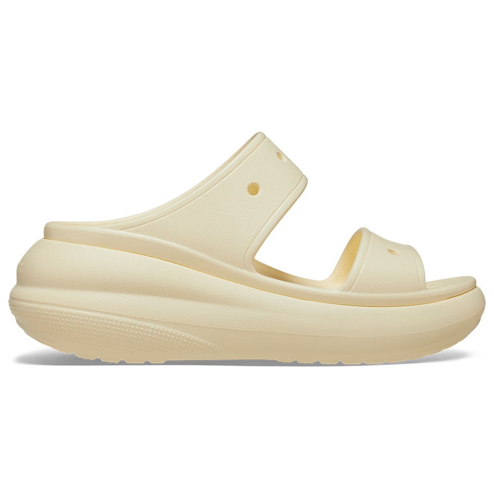 Sandália Crocs Classic Mega Crush Sandal BUTTERCREAM 34