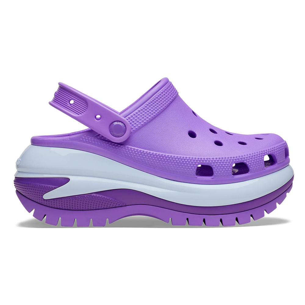 Sandália Crocs Classic Mega Crush Clog BLACK