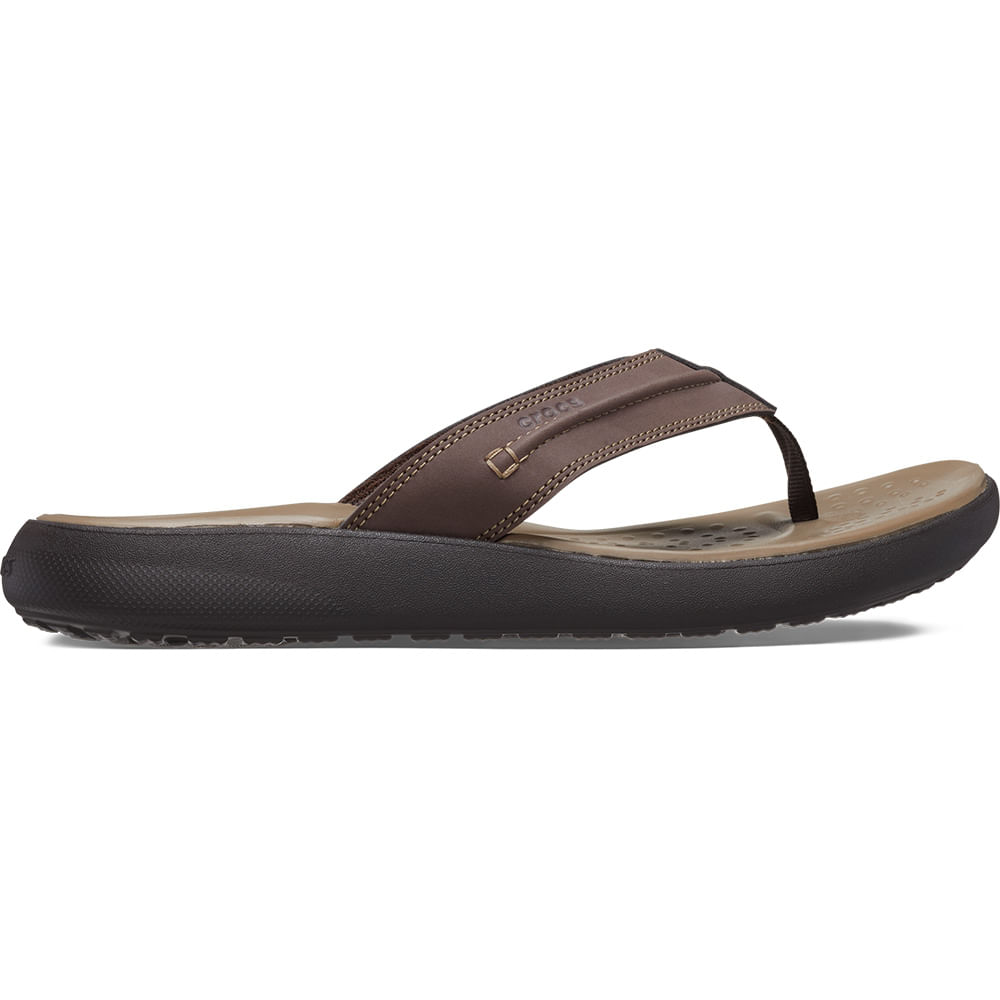Chinelo Crocs Yukon Vista II LR Flip ESPRESSO 38