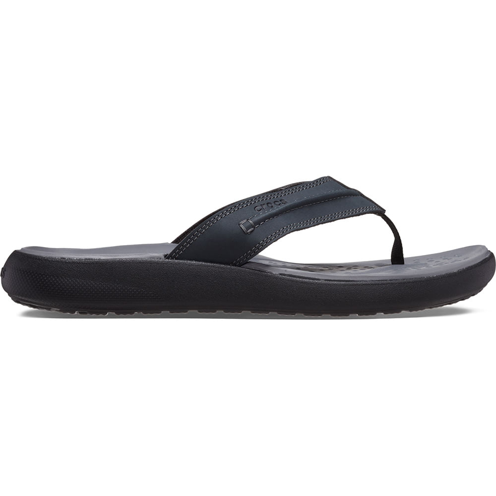 Chinelo Crocs Yukon Vista II LR Flip BLACK 38