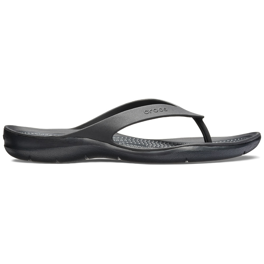 Chinelo Crocs Swiftwater Flip BLACK/BLACK 33