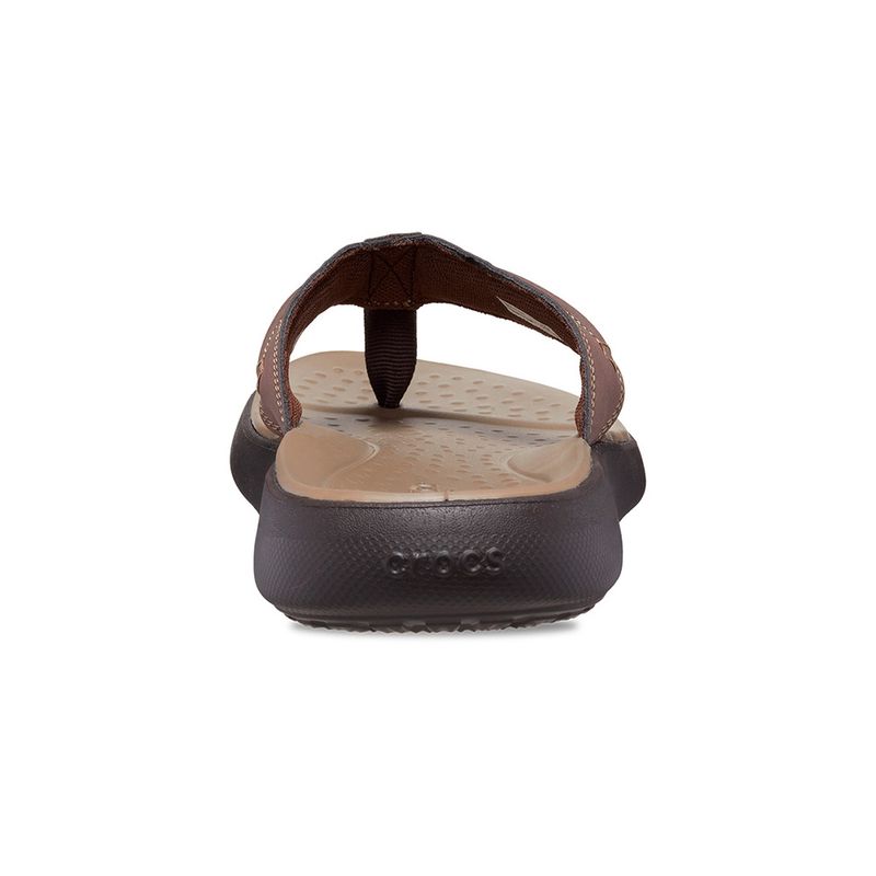Chinelo Crocs Yukon Vista II LR Flip ESPRESSO