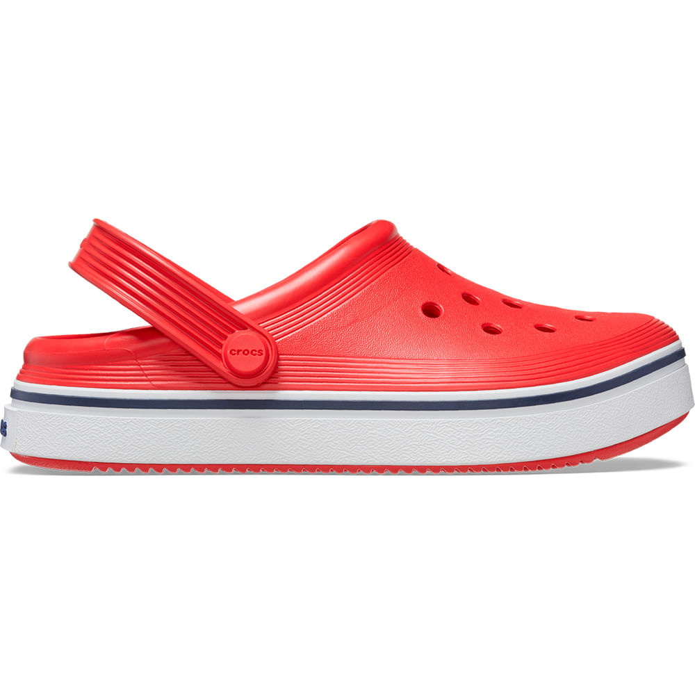 Sandália Crocs Off Court Clog Infantil FLAME 22