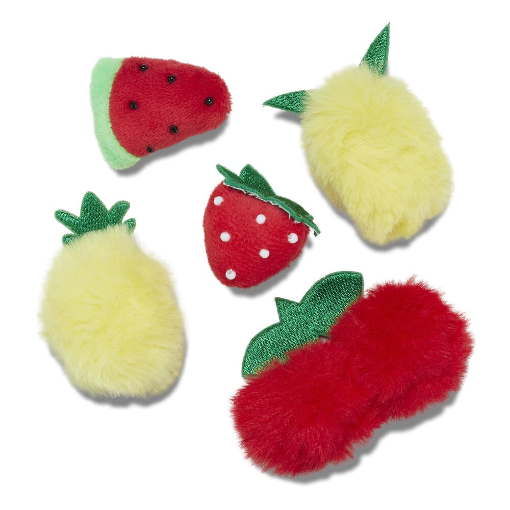 Jibbitz™ Salada de Fruta Pom Pom - Pack com 5 Peças UNICO