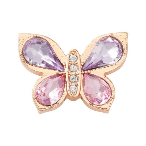 Jibbitz™ Borboleta Pedraria Dourada