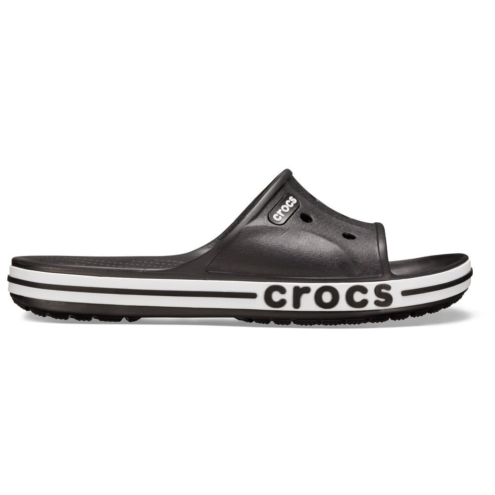 Chinelo Crocs Bayaband Slide BLACK/WHITE 36