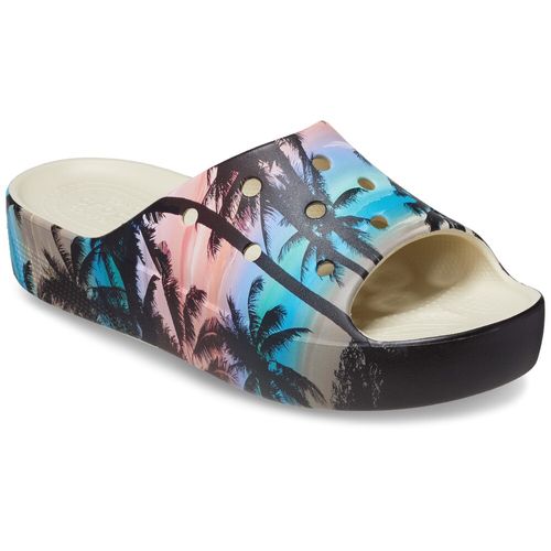Chinelo Crocs Classic Platform Retro Resort Slide
