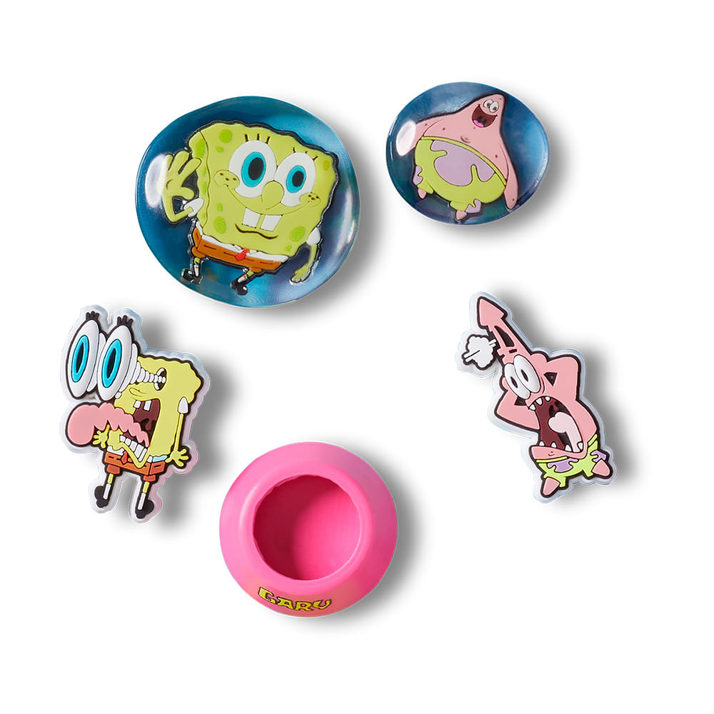 Jibbitz™ Bob Esponja Bolha Pack com 5 Peças Unico
