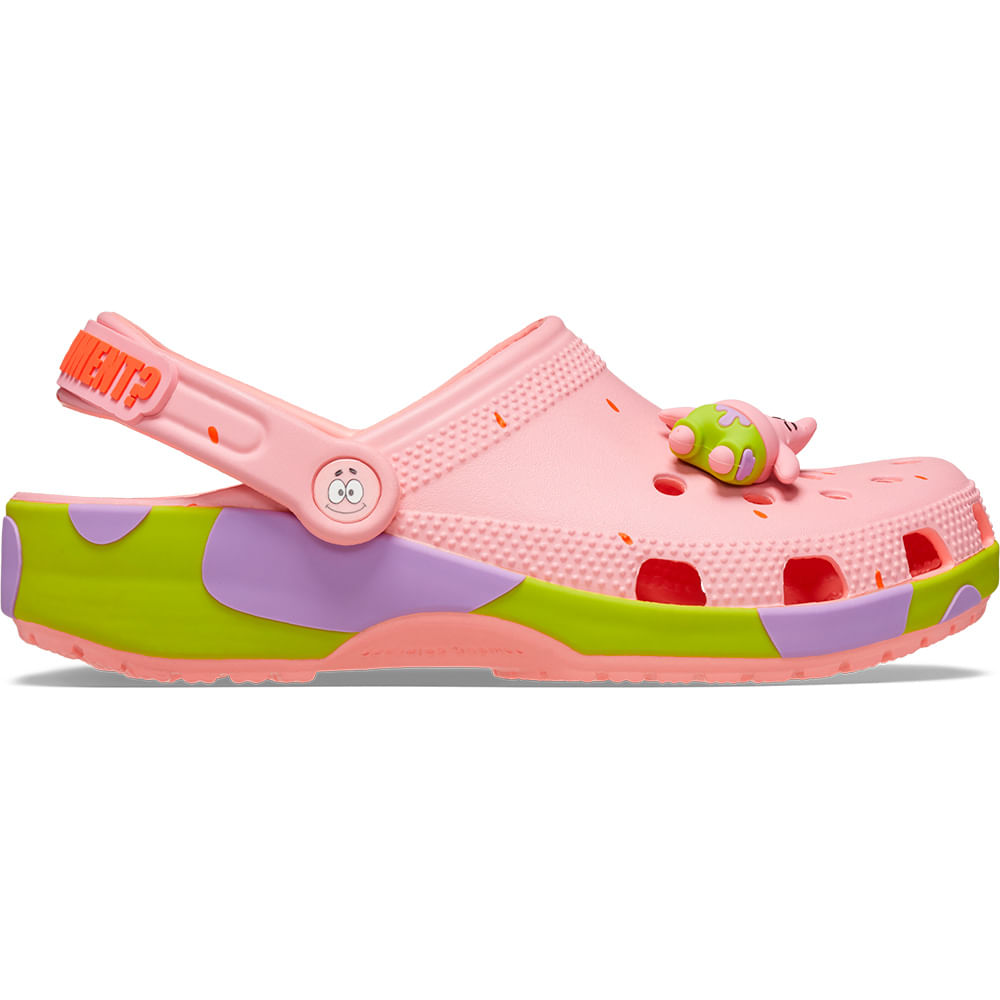 Sandália Crocs Bob Esponja Patrick Classic Clog MELON 40