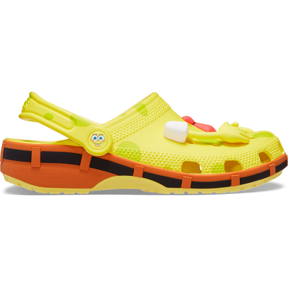 Sandália Crocs Classic Bob Esponja Clog BANANA 40