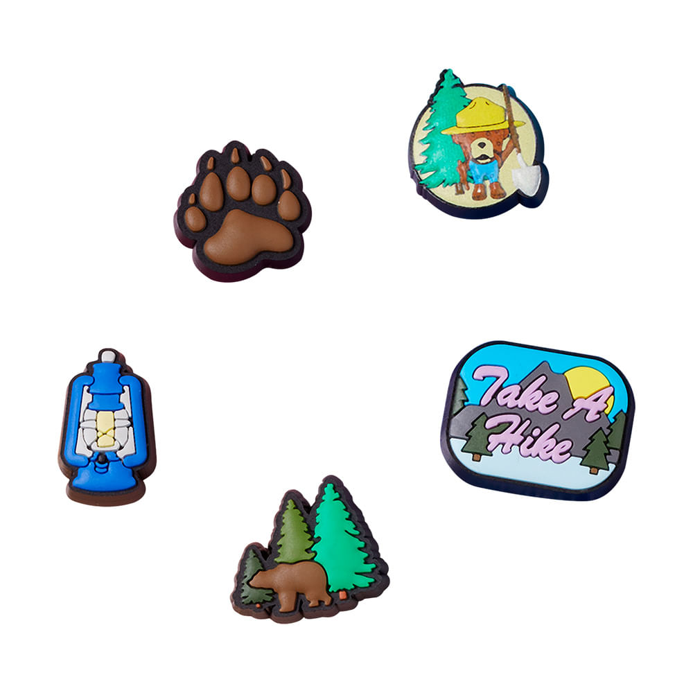 Jibbitz™ Faça uma Caminhada Pack com 5 Peças Unico