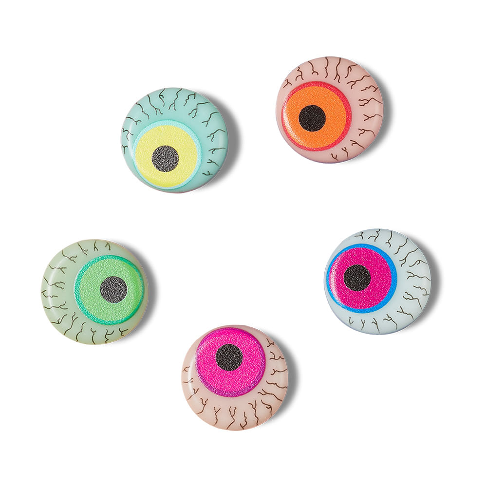 Jibbitz™ Olhos Loucos Pack com 5 Peças Unico