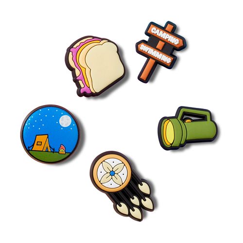 Jibbitz™ Acampamento Nostalgico Pack com 5 Peças
