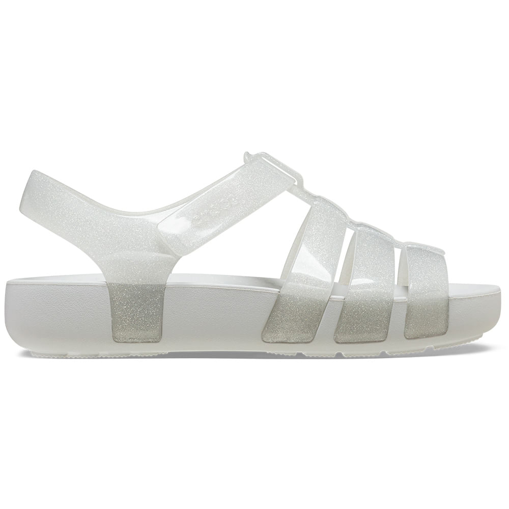Sandália Crocs Isabella Glitter Sandal Juvenil SILVER GLITTER 22