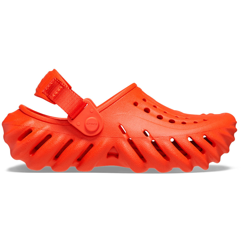 Sandália Crocs Echo Clog Infantil LAVA 22
