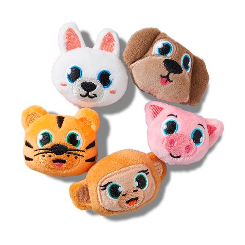 Jibbitz™ Animal Peludo Pack com 5 Peças