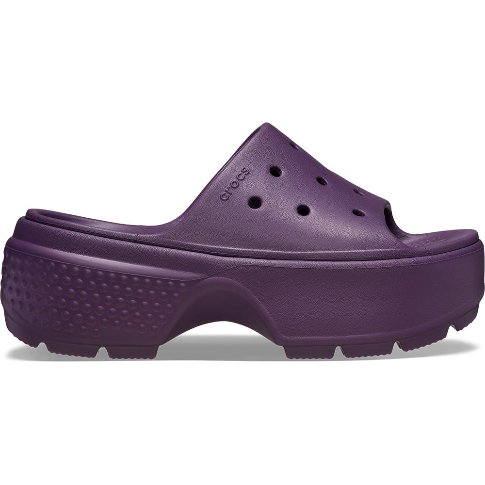 Sandália Crocs Stomp Slide DARK IRIS 35