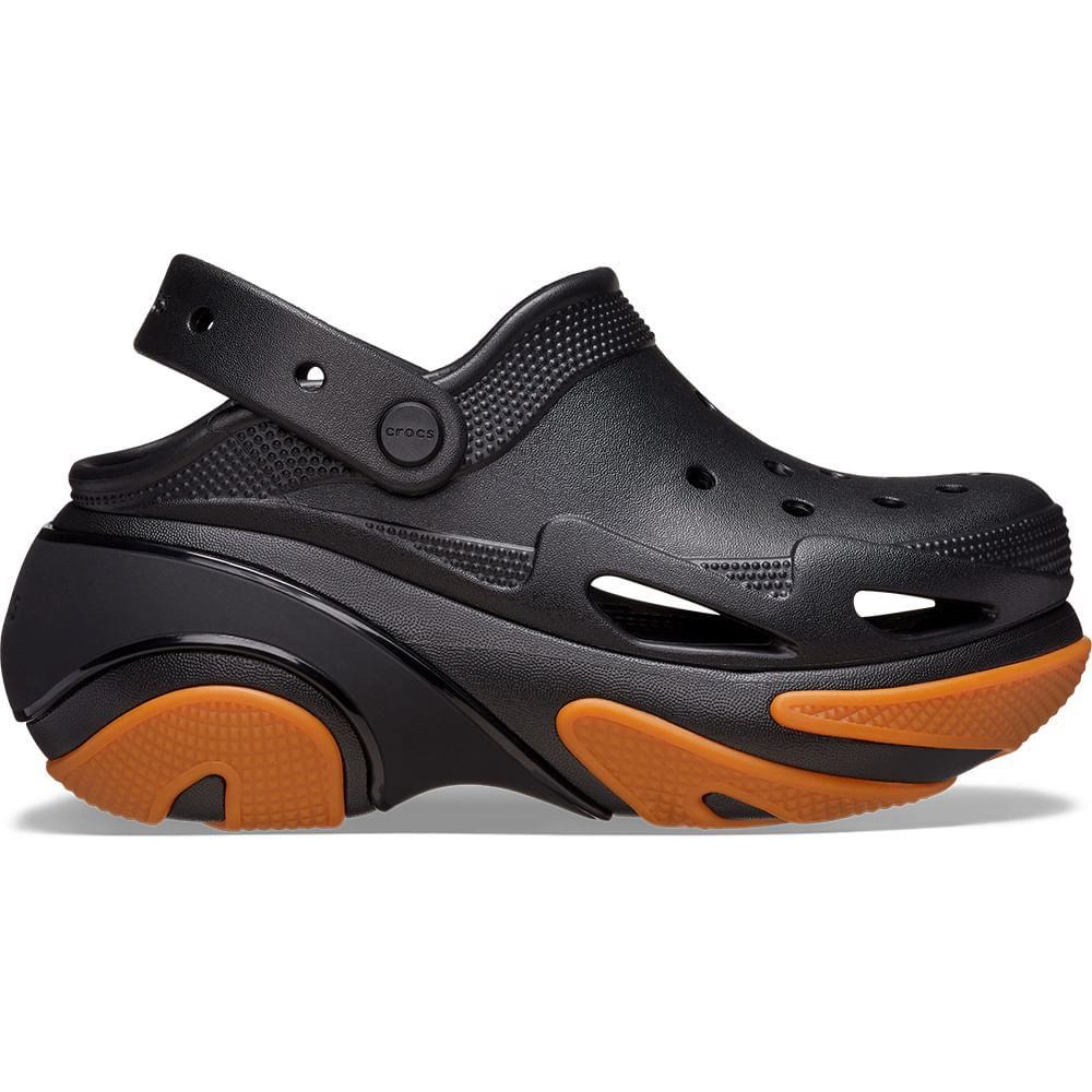 Sandália Crocs Crush Clog BLACK/GUM 35