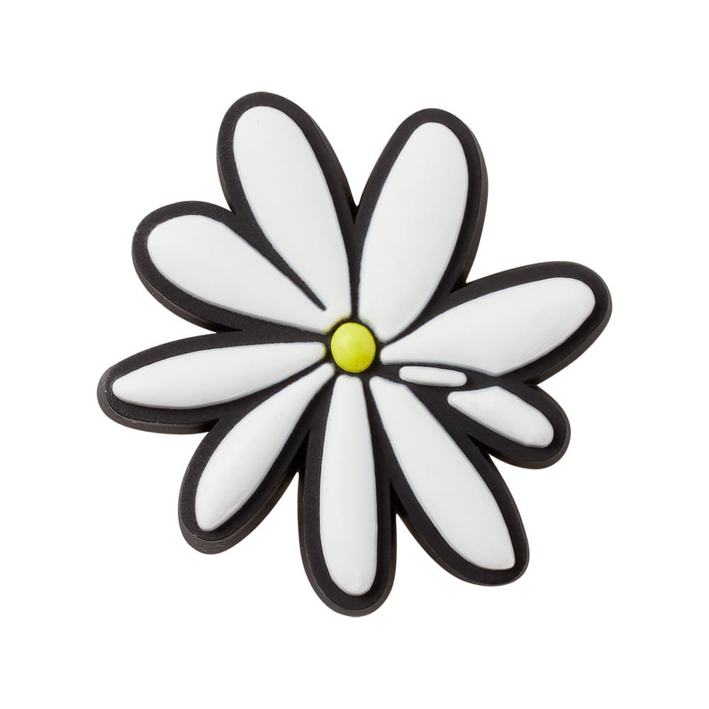 Jibbitz™ Flor Branca Desenhada à Mão Unico