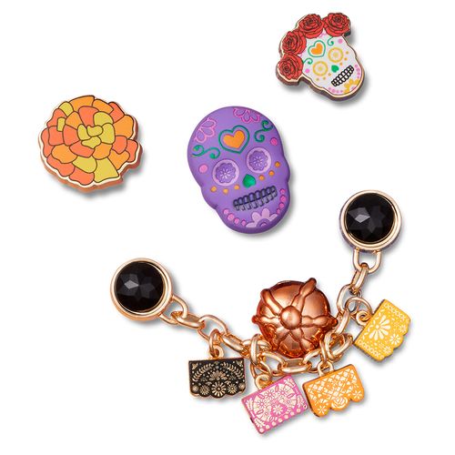 Jibbitz™ Dia de los Muertos Mix Pack com 5 Peças