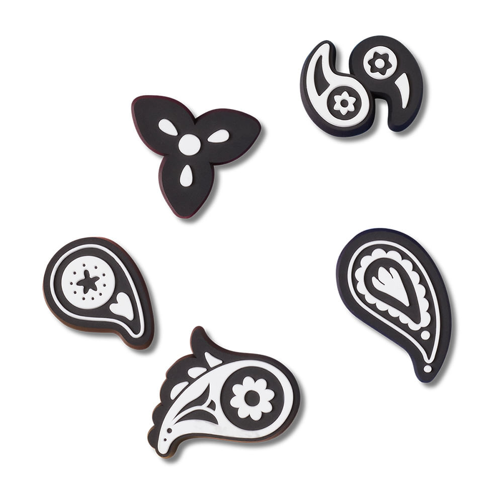 Jibbitz™ Estampa de Bandana Pack com 5 Peças Unico