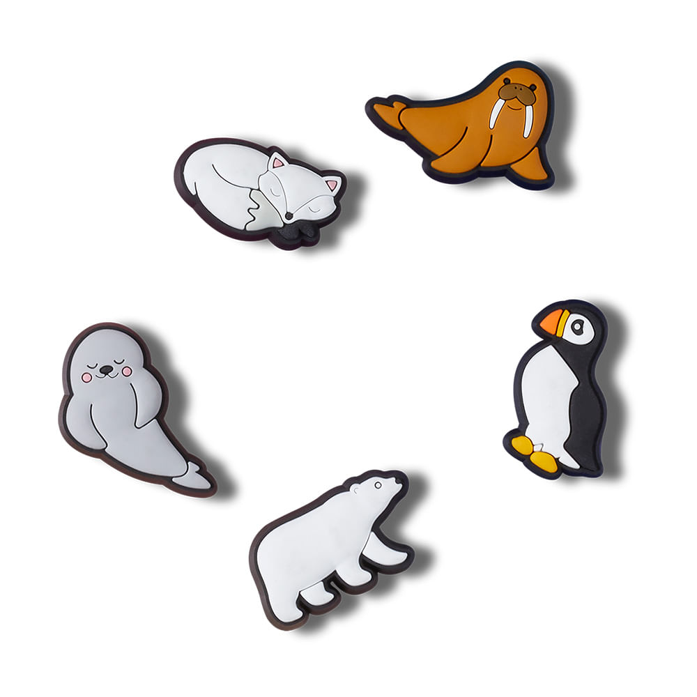 Jibbitz™ No Ártico Pack com 5 Peças Unico
