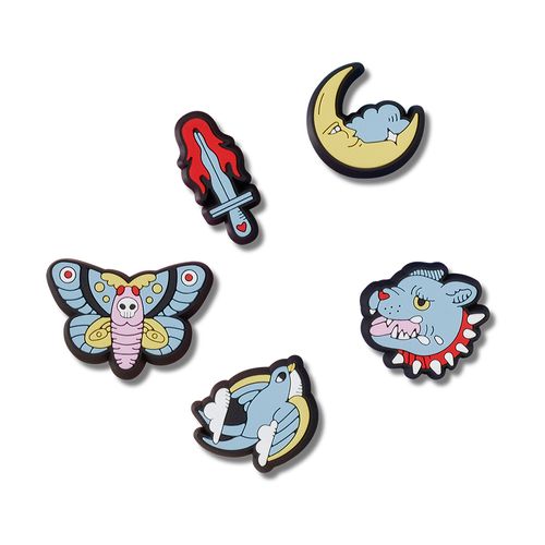 Jibbitz™ Tatuagem Retrô Pack com 5 Peças