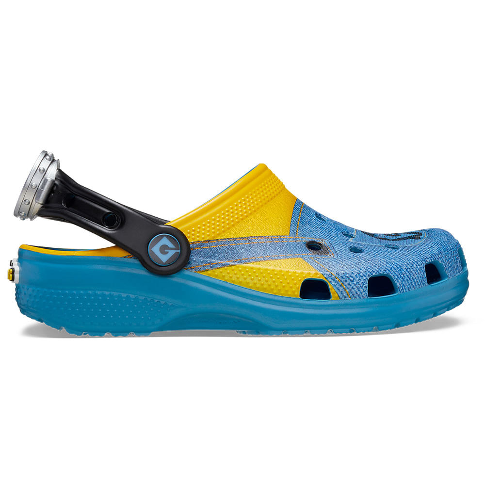 Sandália Crocs Meu Malvado Favorito Minions Classic Clog Infantil BLACK 22