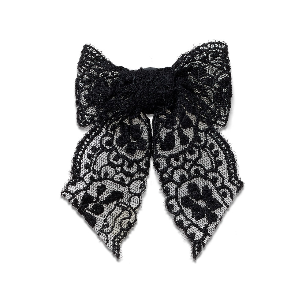Jibbitz™ Laço de Renda Preto Unico